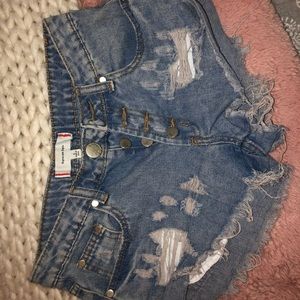 Jean shorts
